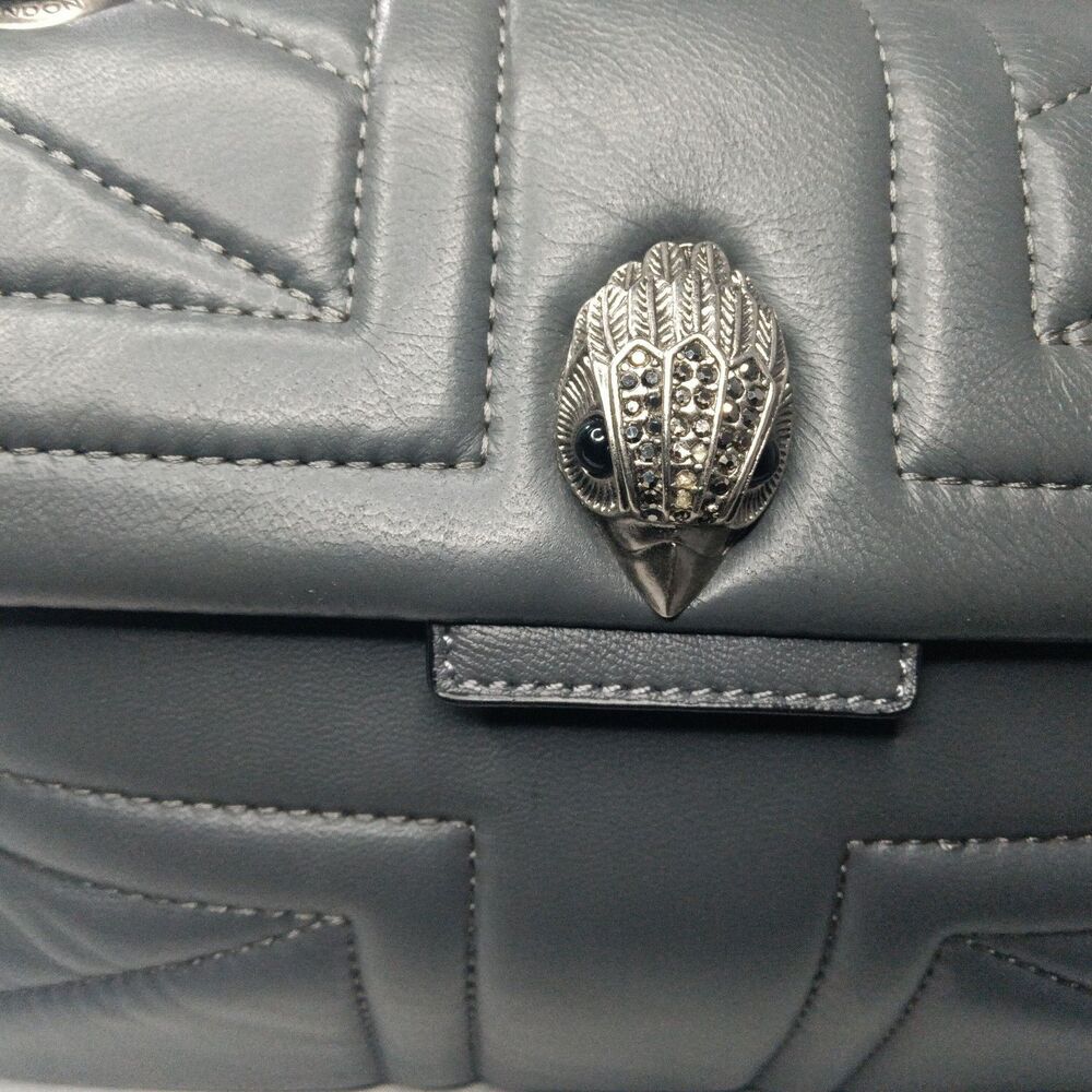 Kurt Geiger London Kensington shoulder Bag Medium Crossbody Bag Gray - Picture 8 of 12